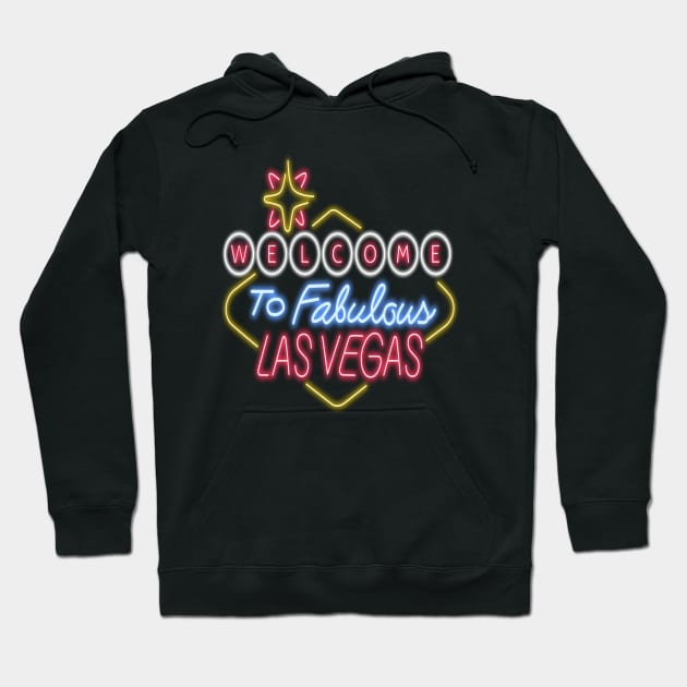 Las Vegas Neon Sign Hoodie by madeinchorley